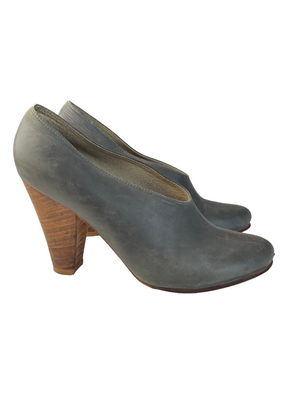 Fortress of Inca Anthropologie Lucita Leather Dipped Booties